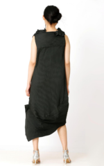 PLEATED SLEEVELESS DRESS