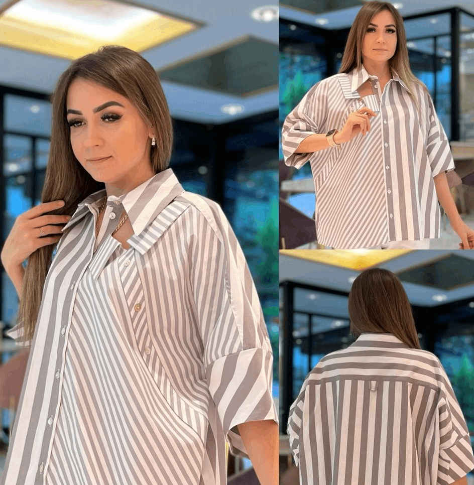 STRIPED COUPLE SHIRT